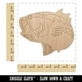 thumbnail image 2 of Largemouth Bass Fish Fishing Wood Shape Unfinished Piece Cutout Craft DIY Projects - 6.25 Inch Size - 1/8 Inch Thick, 2 of 7
