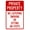 Warning Sign 2, variant on No Loitering Police Enforced Warning Sign - 8"x12", Security Metal Decor for Business, Office, Road, Street, Home