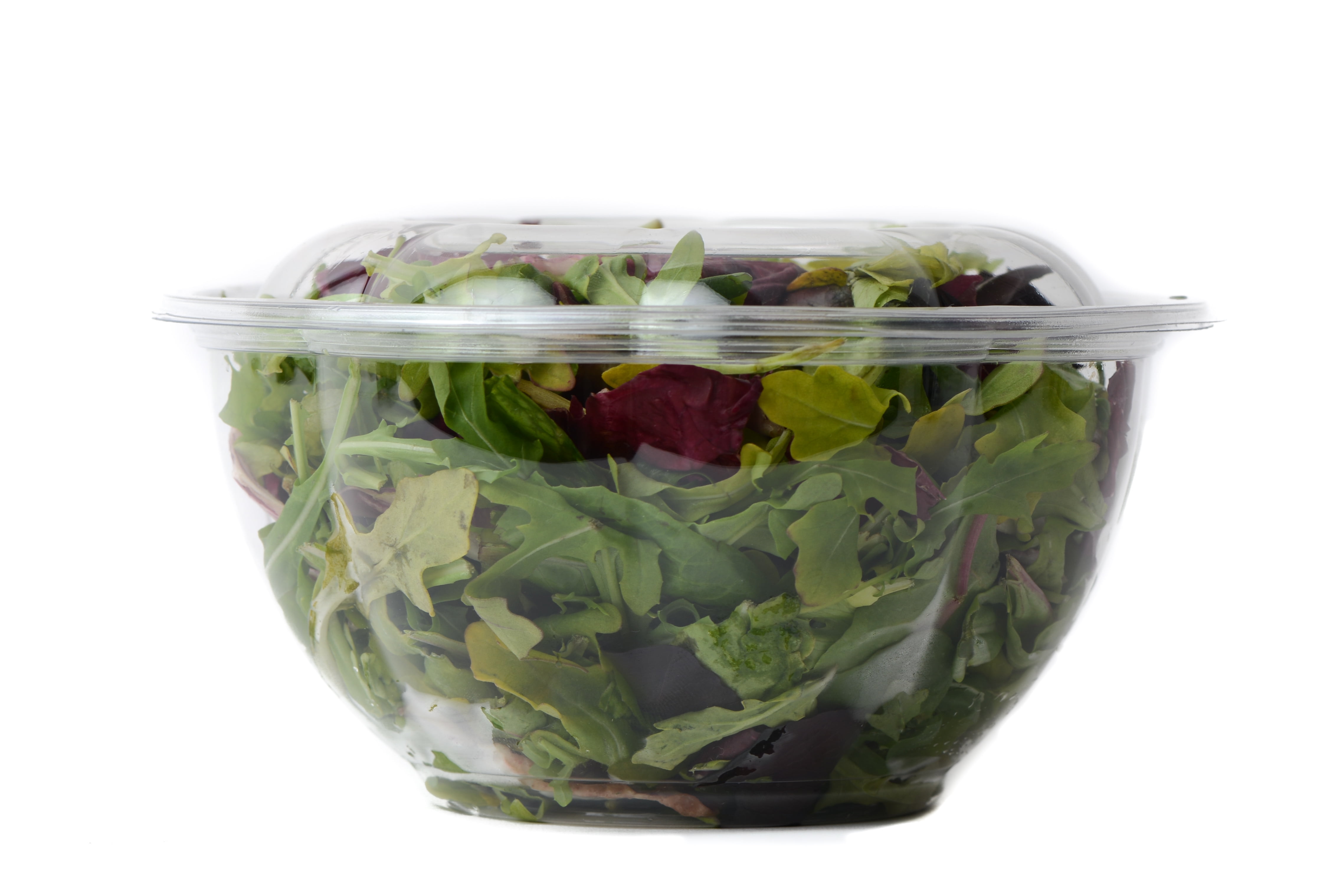 Buy 50 PACK] 18oz Clear Disposable Salad Bowls with Lids Clear