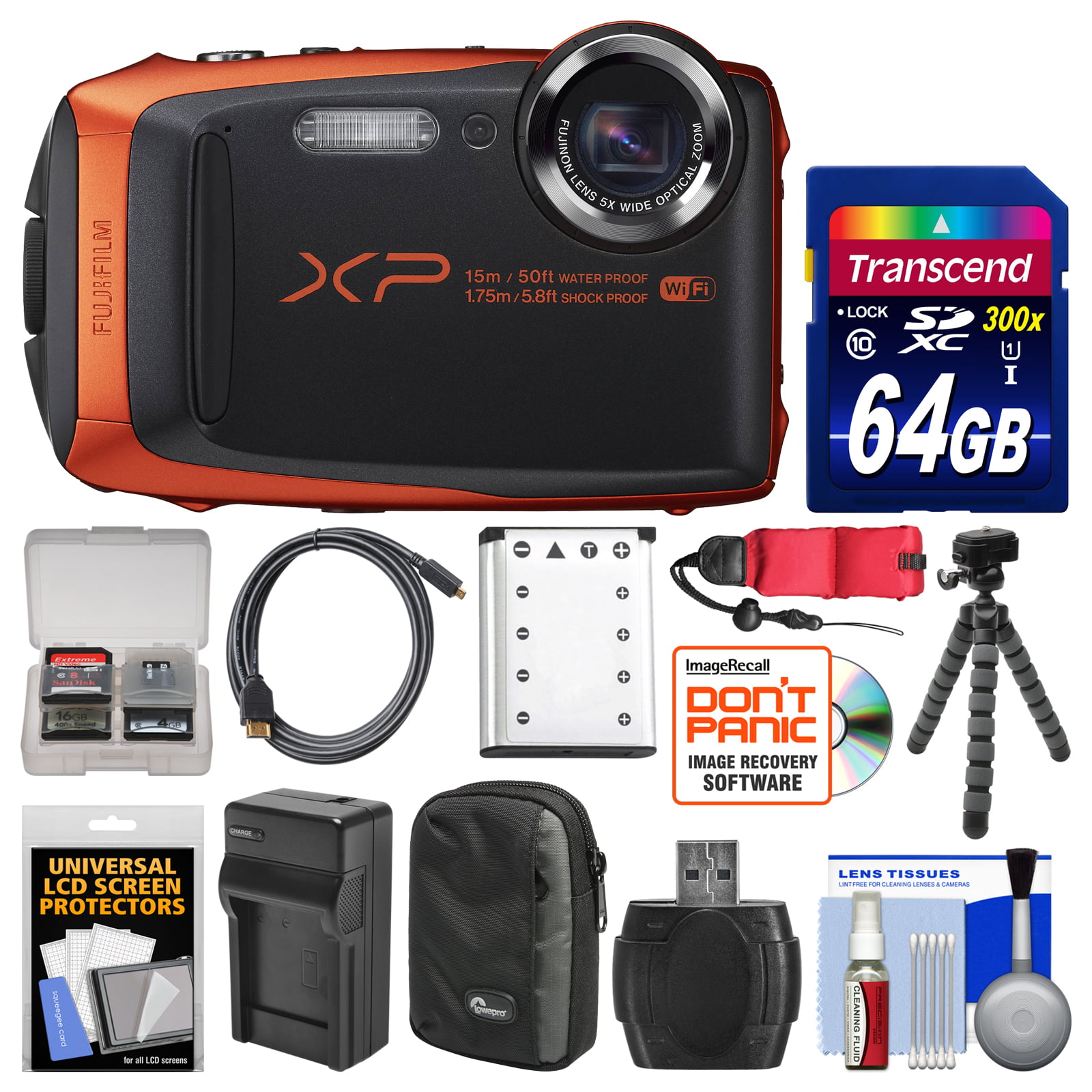 Fujifilm FinePix XP90 Shock & Waterproof Wi-Fi Digital Camera with