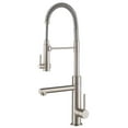 thumbnail image 1 of Kraus KPF-1603SFS Artec Pro Spot Free Stainless Steel 2-Function Commercial Style Pre-Rinse Kitchen Faucet with Pull-Down Spring Spout & Pot Filler, 1 of 9