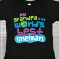 thumbnail image 4 of Inktastic Lineman Grandpa Boys or Girls Baby Bodysuit, 4 of 5