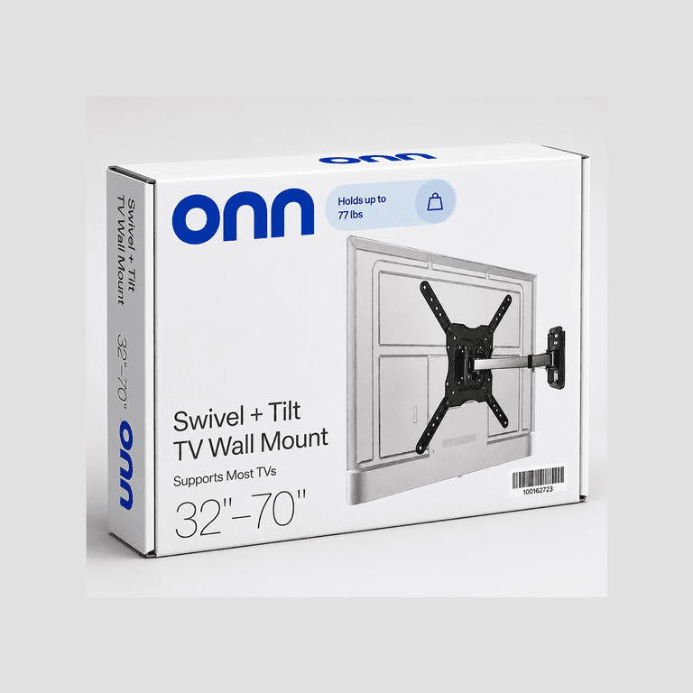 onn Swivel Tilt TV Wall Mount for 32" to 70" TVs photo 4