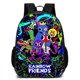 thumbnail image 1 of Rainbow Friends Backpack School Bags Travel Backpacks Gifts, 1 of 5