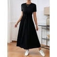 thumbnail image 2 of Women'S Short Sleeve Maxi Dresses Casual Long Dress with Pockets, 2 of 6