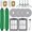Set B, variant on Mop Pads Compatible with iRobot Roomba Plus 405 Combo and 505 Combo, Fiber Replacement Cloths, 6 Pack