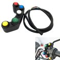 thumbnail image 1 of Interruptores De Motocicleta Universales De 5 Botones Para Motocicletas De 22 Mm Manillar NTT Universal, 1 of 4