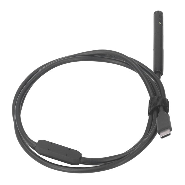 Caméra d'Inspection Serpent, Caméra Endoscope USB C 1920P Double Objectif IP67 Étanche, Câble Semi-Rigide Lumière LED Réglable pour Téléphone Intelligent IOS Systèmes HVAC Conduits de Ventilation