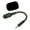Black, variant on Rupoun Detachable Gaming Boom Microphone Replacement for Wireless Gaming Headset, Professional Noise Cancelling 3.5mm Jack, 10 inches / 25.4 cm Length, Crystal Clear Audio Voice Chat, Pink