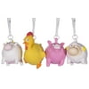 Naughty Pooping Animals - Set Of 4 Pooping Farm Animals w/ Carabiner Clip