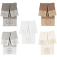 thumbnail image 2 of Authentic Hotel and Spa  100% Turkish Cotton Alyssa 3PC Embellished Towel Set Cream, 2 of 5