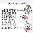thumbnail image 4 of Kit de NúMeros de Letras de Vinilo Autoadhesivo de 16 Hojas, Etiquetas Engomadas de NúMeros de Letras CalcomaníAs de Bricolaje Etiquetas de Despensa para Letreros, 4 of 5