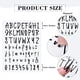 thumbnail image 4 of Kit de NúMeros de Letras de Vinilo Autoadhesivo de 16 Hojas, Etiquetas Engomadas de NúMeros de Letras CalcomaníAs de Bricolaje Etiquetas de Despensa para Letreros, 4 of 5