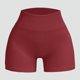 thumbnail image 2 of Pantalones cortos de entrenamiento sin costuras y acanalados para mujer: cintura alta, elásticos para yoga/gimnasio, talla real, tallas asiáticas, lavado a mano en frío., 2 of 3