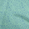 thumbnail image 1 of oneOone Polyester Spandex Light Mint Green Fabric Asian Floral Traditional Sewing Material Print Fabric By The Yard 56 Inch Wide, 1 of 4