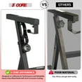 thumbnail image 3 of 5Core Keyboard Stand Piano Riser Z Style Adjustable Height Width Music Stands for 54 - 88 Key Boards, 3 of 11