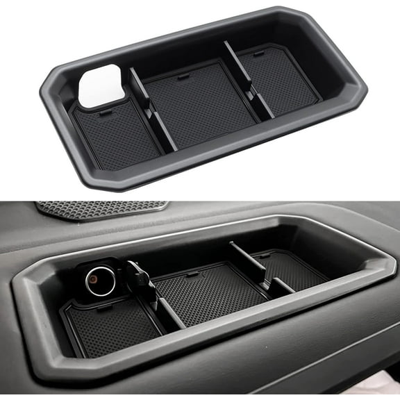 Dashboard Storage Box Center Console Dash Organizer Tray For Toyota Tundra 22-25/For Sequoia 23 -25