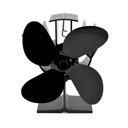 

Meterk 4-Blade Heat Powered Fan Thermodynamic Fireplace Fans For Wood Log Fireplace Silent Eco-Friendly Heat Distribution