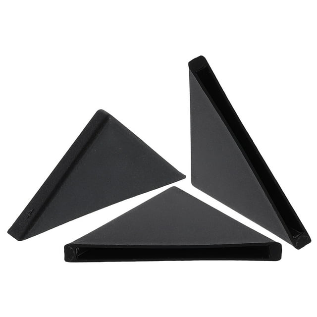 80Pack Corner Protectors 4x50mm Plastic Right Angle Corner Guards Cushion, Black