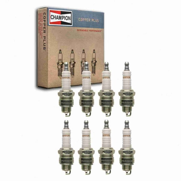 8 pc Champion 58 Copper Plus Spark Plugs for 14-82 4036 4236 45S 46S 7916 7919 A82 AR82 BPM7 BPR4S15 R45S R46S R46SX R46SZ R47S RJ18YC W10F W10FC W14PRU W14PU W9F W9FC W9PRU W9PU WR10F WR10FC WR9F