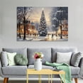 thumbnail image 5 of Winter Country Town Christmas Canvas Wall Art Poster Decorative Bedroom Modern Home Print Picture Artworks Posters 24x36inch(60x90cm), 5 of 6