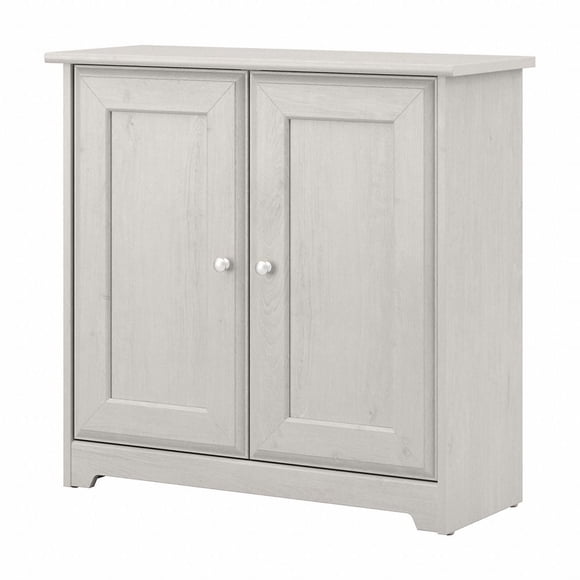 Petite armoire avec portes Cabot de Bush Furniture, chêne blanc lin