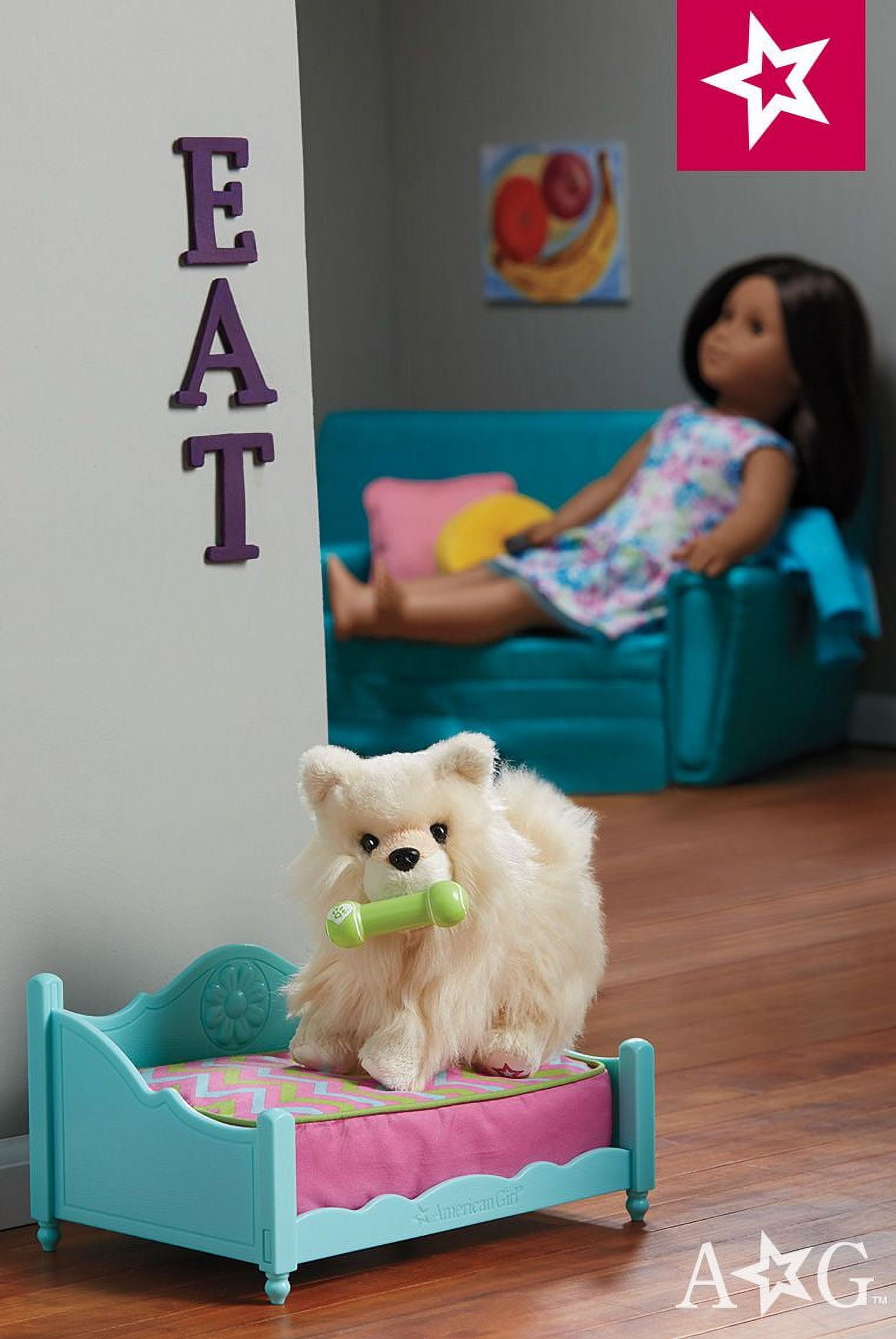American girl dog shop bed
