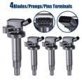 thumbnail image 4 of Set of 4 UF247 Ignition Coil & Iridium Spark Plug for 2000-2008 Toyota Corolla Matrix Celica 1.8L C551 NGK7090 & Free Gift Anti-Seize Lubricant(5g), 4 of 7