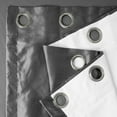 thumbnail image 4 of Graphite Grommet Blackout Faux Silk Taffeta Curtain (1 Panel), Graphite, 50W X 96L, 4 of 8