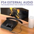 thumbnail image 4 of NARABB USB To 3.5mm Audio Adapter USB To AUX Audio External Stereo Sound Card For Headphones Speaker For For PS5, PC, Laptop, Desktops, 4 of 9