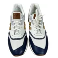 thumbnail image 2 of NEW BALANCE 997H Men's Size 12 D Running Shoes White Brown Blue Sneaker, 2 of 5