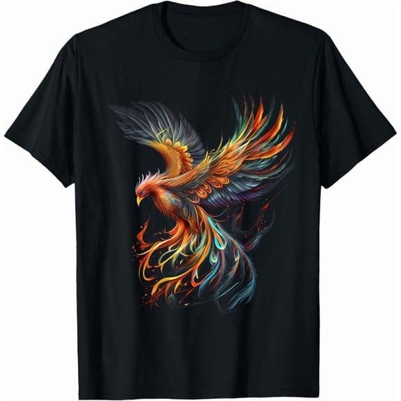 Sam Soft Fiery Phoenix Rising Graphic Tees, Gift Tee, Men Women T-Shirt, Tees All Size S-5XL