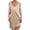 Khaki, variant on Tagold Fall Winter for Womens Dresses,Fashion Women Casual Sexy V-Neck Solid Summer Lace Short Sleeve Mini Dress Black 8