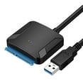 thumbnail image 1 of Cable de datos Adaptador SATA a USB Cable USB 3.0 a Sata 3 para disco duro de 2,5 pulgadas y 3,5 pulgadas, 1 of 3