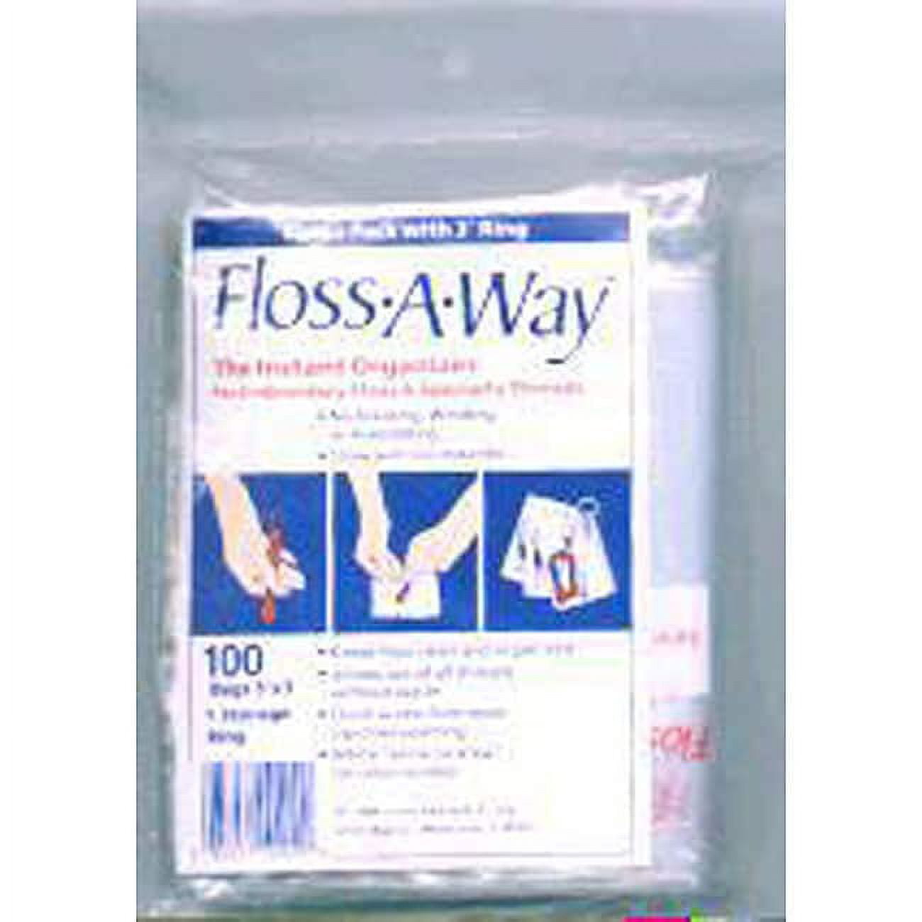 Floss-A-Way - 100 Bag Econo Pack - CrossStitchWorld