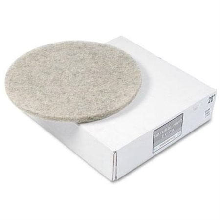19-Inch Diameter Boardwalk 4019WHI Polishing Floor Pads 5//Carton White