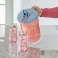 thumbnail image 4 of Sterilite 1 Gal. Round Pitcher, Clear Plastic, Flip-top Spout, Light Blue, 6 Count, 4 of 6