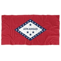 Arkansas Flag Beach Towel, 30"x60" Beach Towel