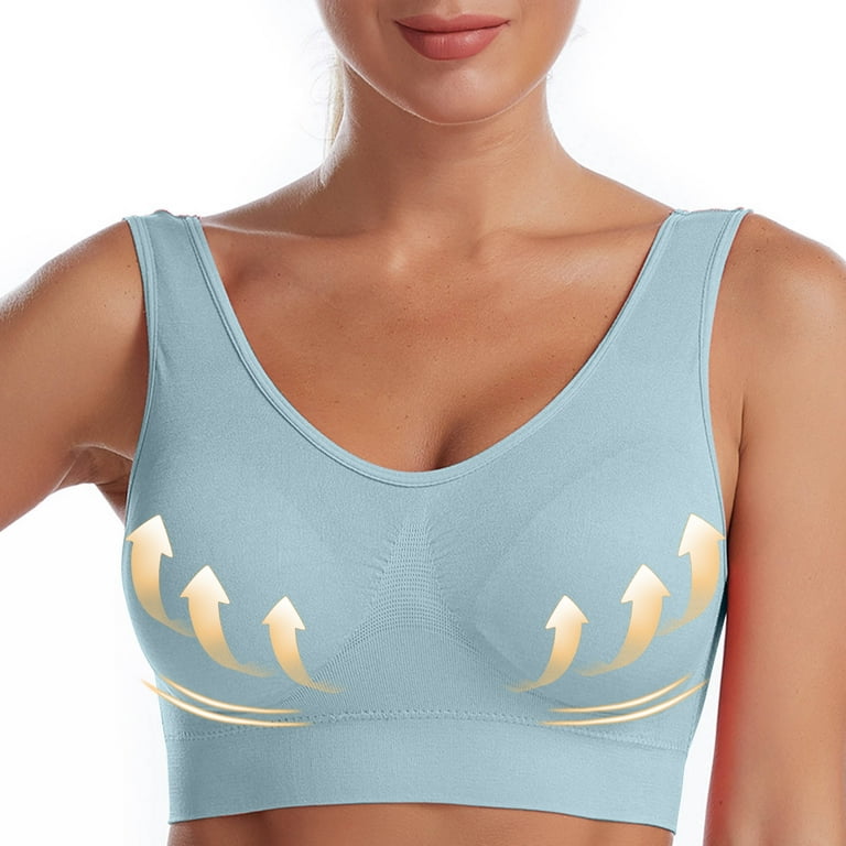 Wirefree Sports Bras for Women Soft Breathable Seamless Everyday