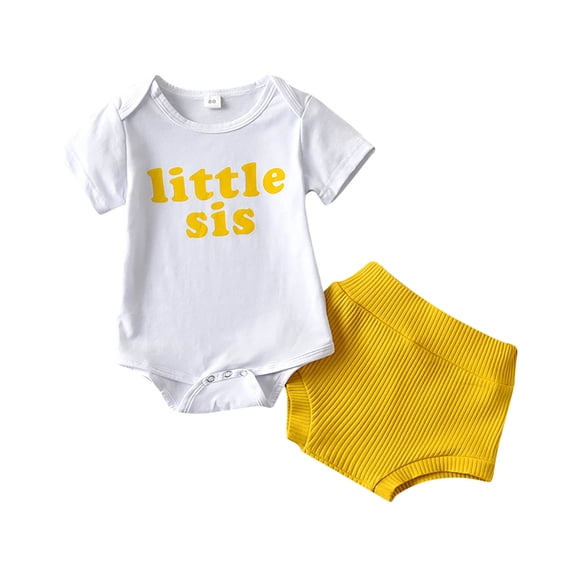 IROINNID Toddler Girl's Summer Short Sleeve Tee Comfy shorts Two-piece Suit