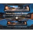 thumbnail image 6 of Pelsee S12 Telephoto Version Native 4K + 2.5K Mirror Dash Cam, Rear View Mirror Camera w/ 8MP Sensor, Color Night Vision, WiFi 6 30MB/s Download, GPS, 64GB Card, Backup Camera for SUVs Trucks Vans RV, 6 of 10