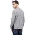 thumbnail image 2 of Kenneth Cole Mens Space-Dyed Side Zip Graphic T-Shirt, Grey, Small, 2 of 3