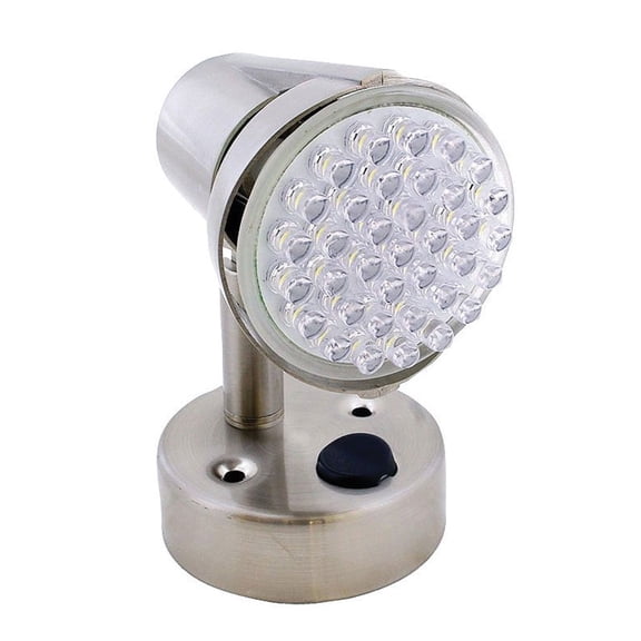 Diamond Group by Valterra DG52642VP LED Reading Lamp with Bulb - 36 Diode, Chrome
