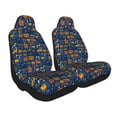 thumbnail image 2 of Naloa Funny Steam Train Car Seat Covers 2PCs Front Car Seat Covers Universal fit for Most Cars SUVs and Trucks - 1, 2 of 5