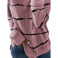 thumbnail image 5 of Gvmfive Women Long Sleeve Stripe Hoodies Pullover Loose Tops, 5 of 5