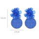 thumbnail image 2 of 2 pares de pendientes de rafia para mujer, pendientes colgantes de rafia llamativos, joyería de vacaciones de verano en la playa, 2 of 5