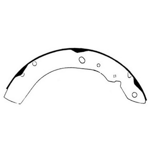 Centric Parts 111.06571 Brake Shoe Fits select: 1997 CHRYSLER INTREPID, 1993-1995 CHRYSLER LEBARON