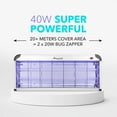 thumbnail image 5 of Aspectek 40W Electronic Bug Zapper, Indoor Mosquito and Insect Killer, 5 of 12