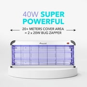 Aspectek 40W Electronic Bug Zapper, Indoor Mosquito and Insect Killer