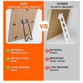 thumbnail image 5 of 6 Pcs Picture Frame Bracket, Picture Frame Easel Bracket, with Self-Adhesive for 5.9 to 10.2 Inch Picture Frame Easel, 5 of 5